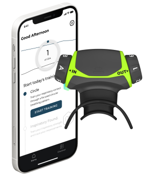 Alternative view of Airofit Active Breathing Trainer