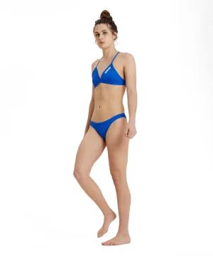Alternative view of Arena Team Solid Tie-Back Bikinitopp - Damer (Royal/Vit)