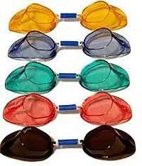 Alternative view of Den ursprungliga Svenskerbrille, Swedish Goggles - (Röd)