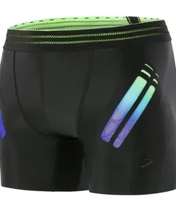 Speedo Hydrosense Bonded Aquashort (svart/gul/blå)