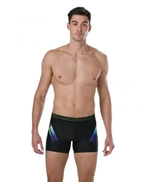 Alternative view of Speedo Hydrosense Bonded Aquashort (svart/gul/blå)